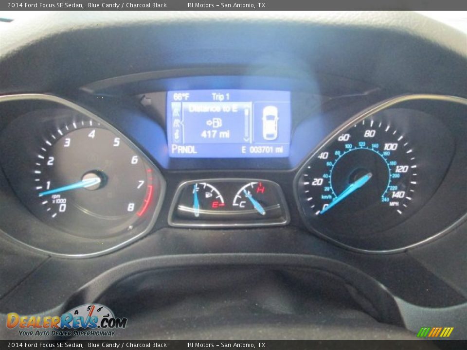 2014 Ford Focus SE Sedan Blue Candy / Charcoal Black Photo #20