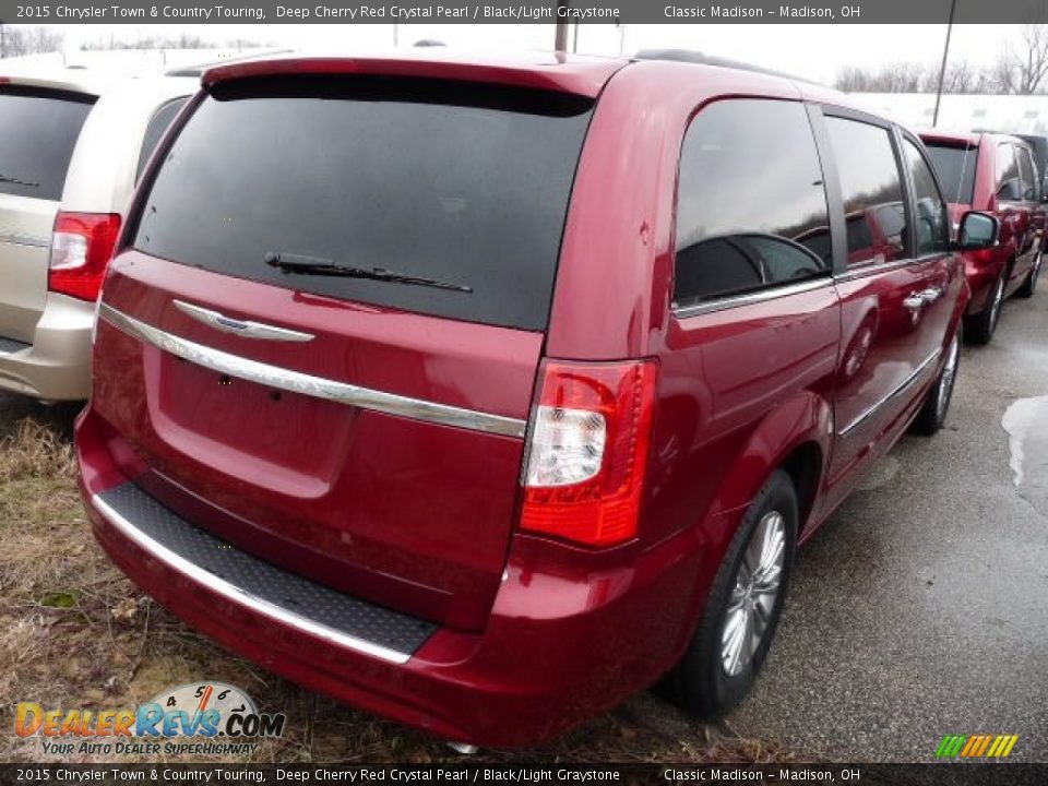 2015 Chrysler Town & Country Touring Deep Cherry Red Crystal Pearl / Black/Light Graystone Photo #2