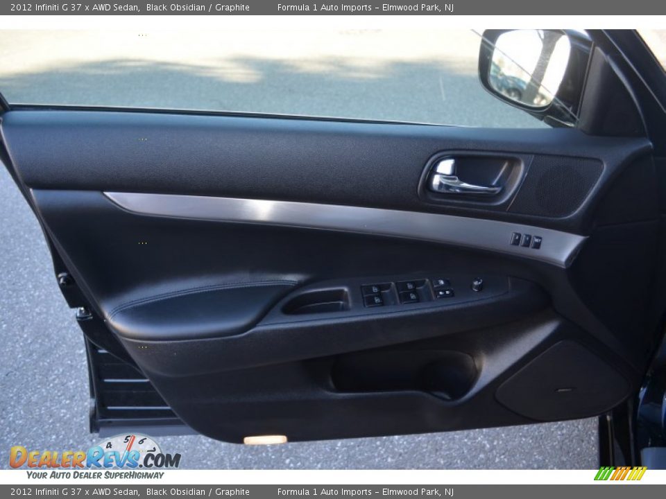 2012 Infiniti G 37 x AWD Sedan Black Obsidian / Graphite Photo #12