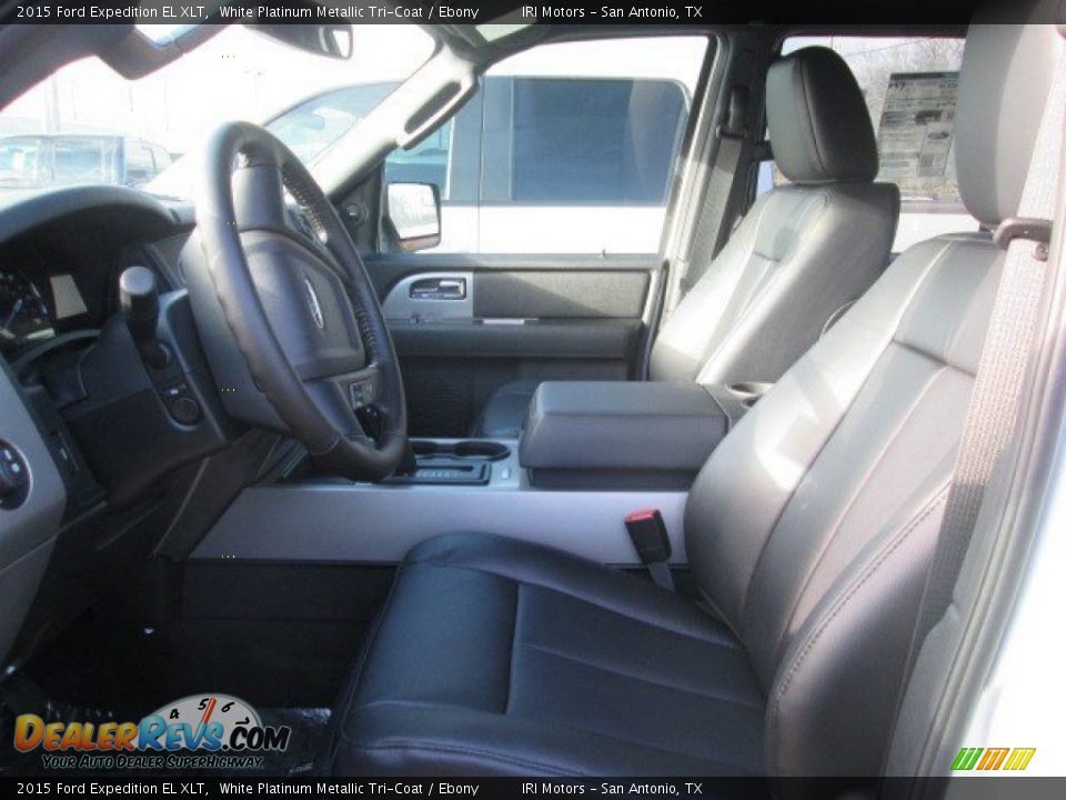 2015 Ford Expedition EL XLT White Platinum Metallic Tri-Coat / Ebony Photo #7