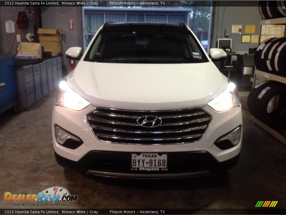 2013 Hyundai Santa Fe Limited Monaco White / Gray Photo #1