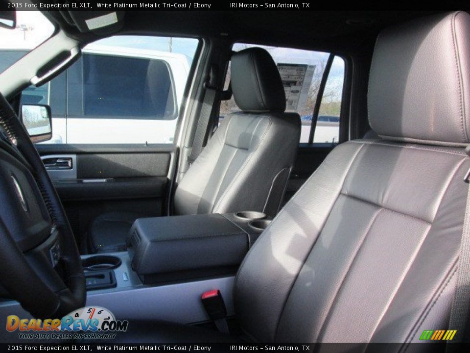 2015 Ford Expedition EL XLT White Platinum Metallic Tri-Coat / Ebony Photo #8