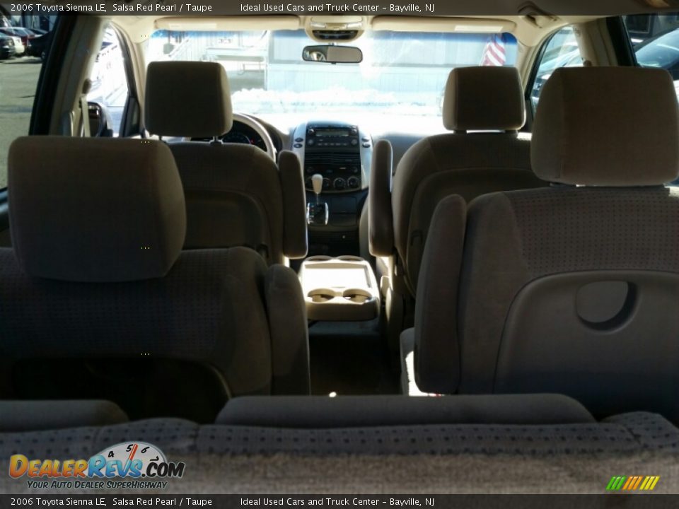 2006 Toyota Sienna LE Salsa Red Pearl / Taupe Photo #12