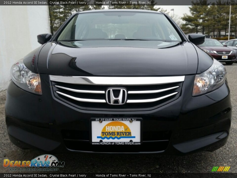 2012 Honda Accord SE Sedan Crystal Black Pearl / Ivory Photo #2