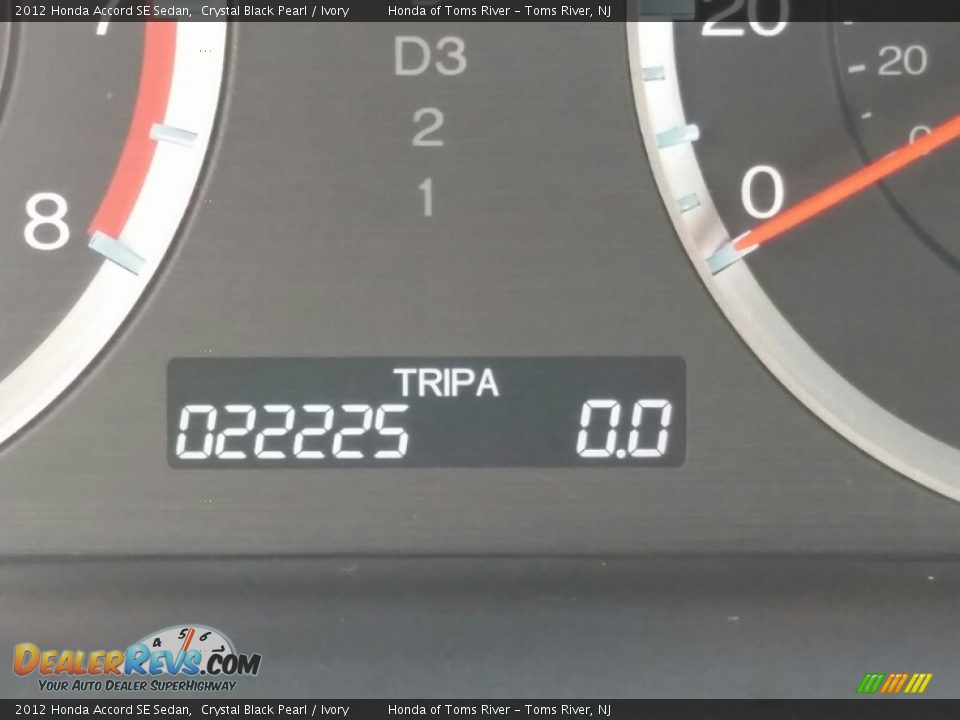 2012 Honda Accord SE Sedan Crystal Black Pearl / Ivory Photo #16