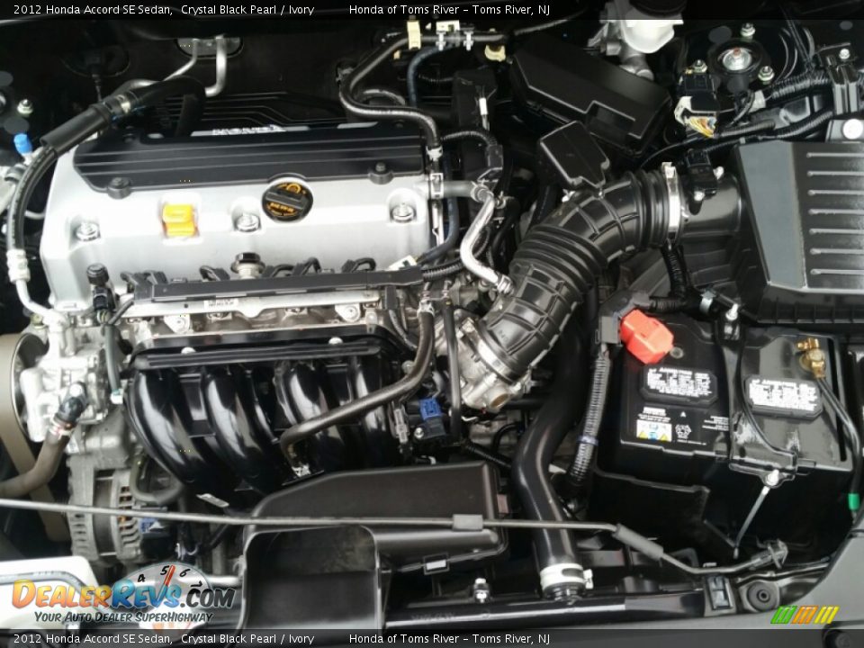 2012 Honda Accord SE Sedan Crystal Black Pearl / Ivory Photo #19
