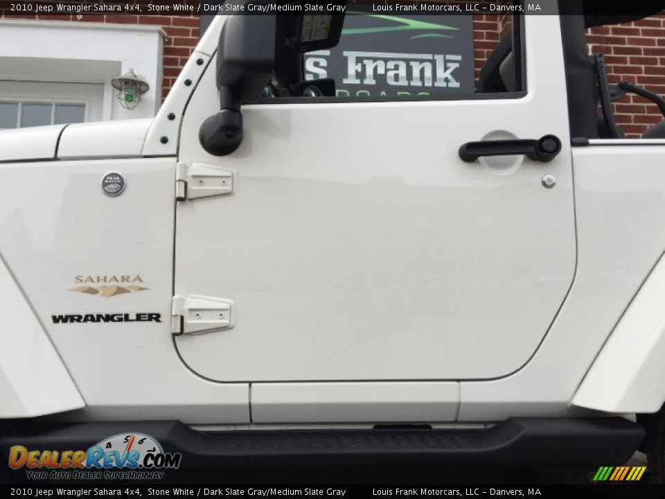 2010 Jeep Wrangler Sahara 4x4 Stone White / Dark Slate Gray/Medium Slate Gray Photo #36
