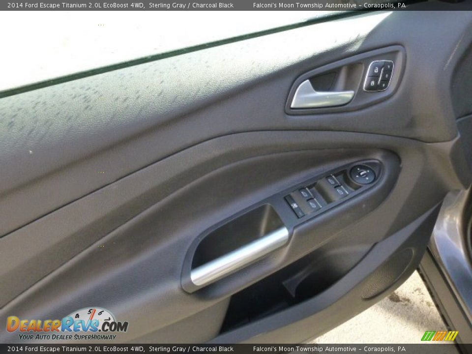 2014 Ford Escape Titanium 2.0L EcoBoost 4WD Sterling Gray / Charcoal Black Photo #18
