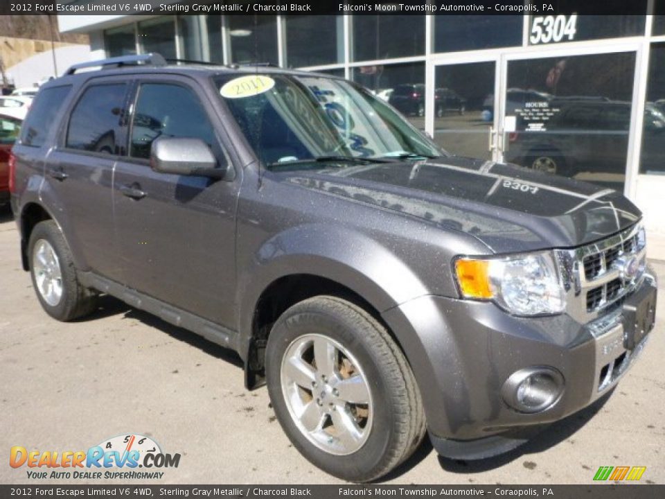 2012 Ford Escape Limited V6 4WD Sterling Gray Metallic / Charcoal Black Photo #3