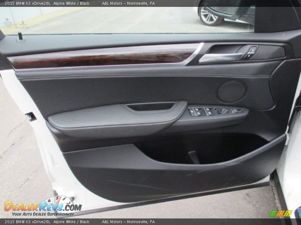 2015 BMW X3 xDrive28i Alpine White / Black Photo #11