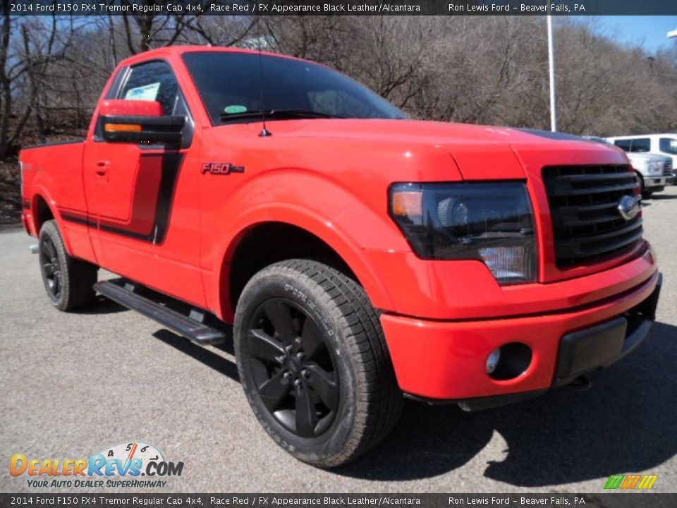 Front 3/4 View of 2014 Ford F150 FX4 Tremor Regular Cab 4x4 Photo #2