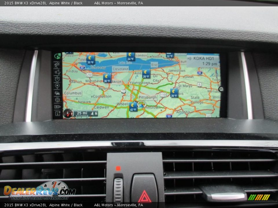 2015 BMW X3 xDrive28i Alpine White / Black Photo #16