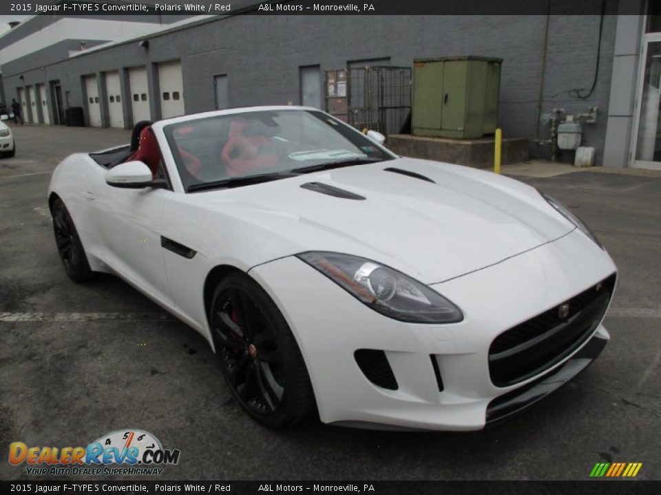 Front 3/4 View of 2015 Jaguar F-TYPE S Convertible Photo #7