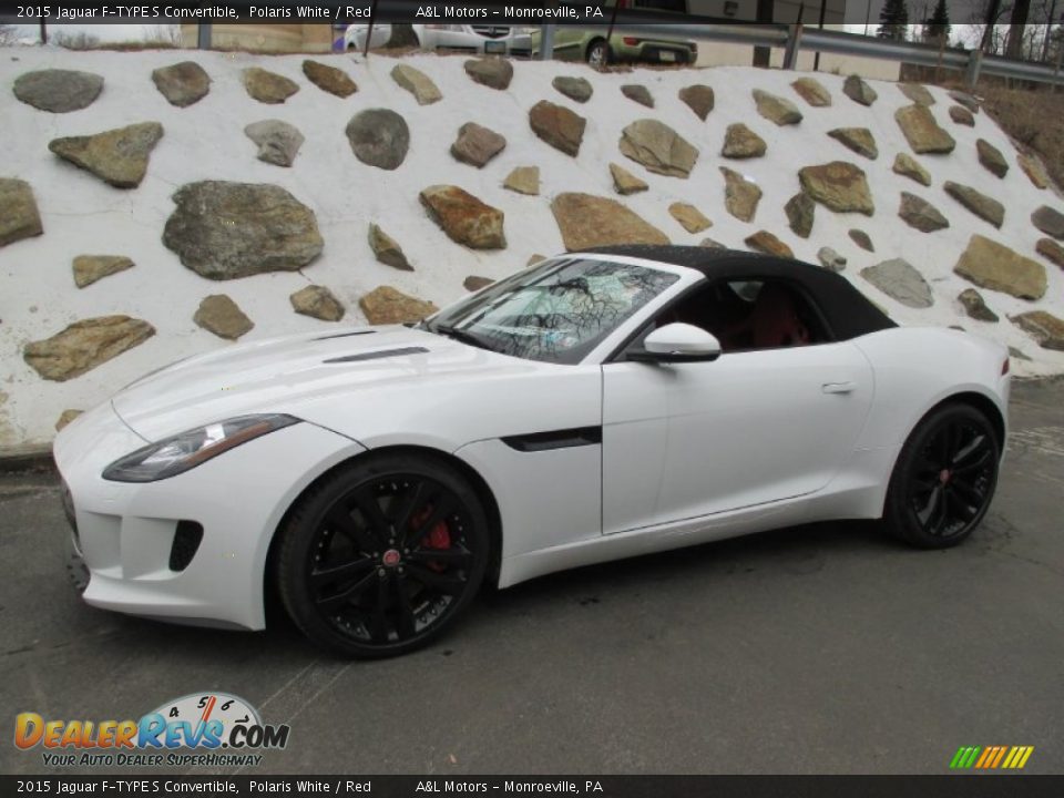 Front 3/4 View of 2015 Jaguar F-TYPE S Convertible Photo #10