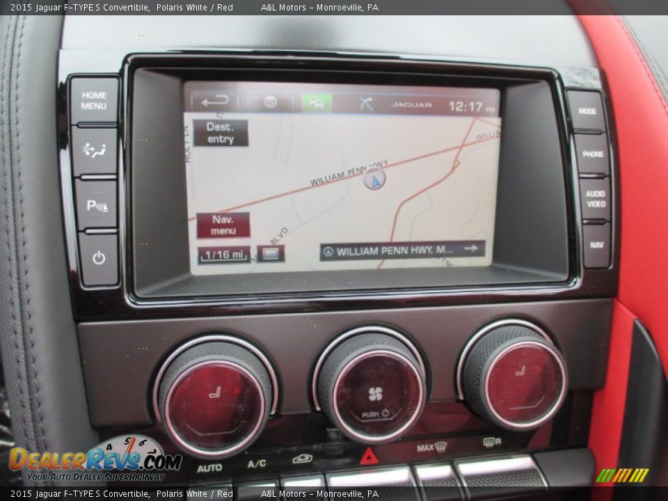 Navigation of 2015 Jaguar F-TYPE S Convertible Photo #17