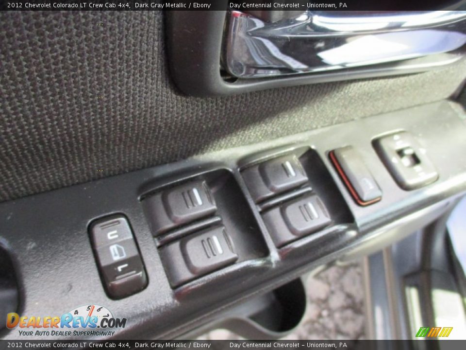 2012 Chevrolet Colorado LT Crew Cab 4x4 Dark Gray Metallic / Ebony Photo #17