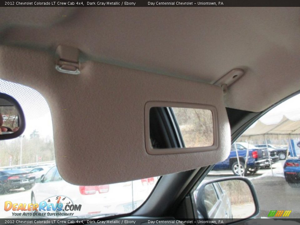 2012 Chevrolet Colorado LT Crew Cab 4x4 Dark Gray Metallic / Ebony Photo #28