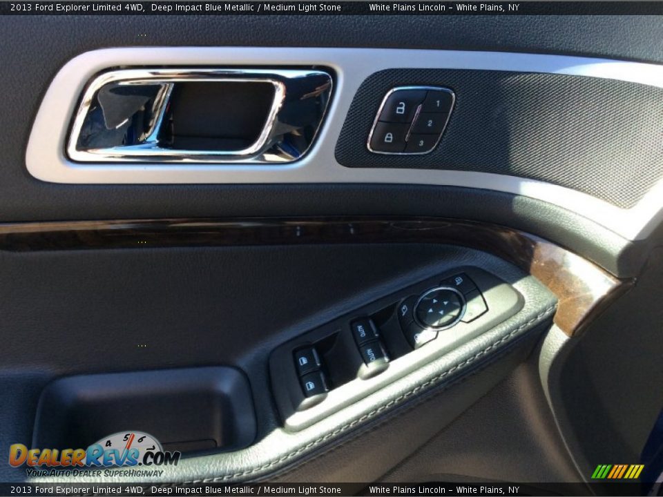 2013 Ford Explorer Limited 4WD Deep Impact Blue Metallic / Medium Light Stone Photo #8