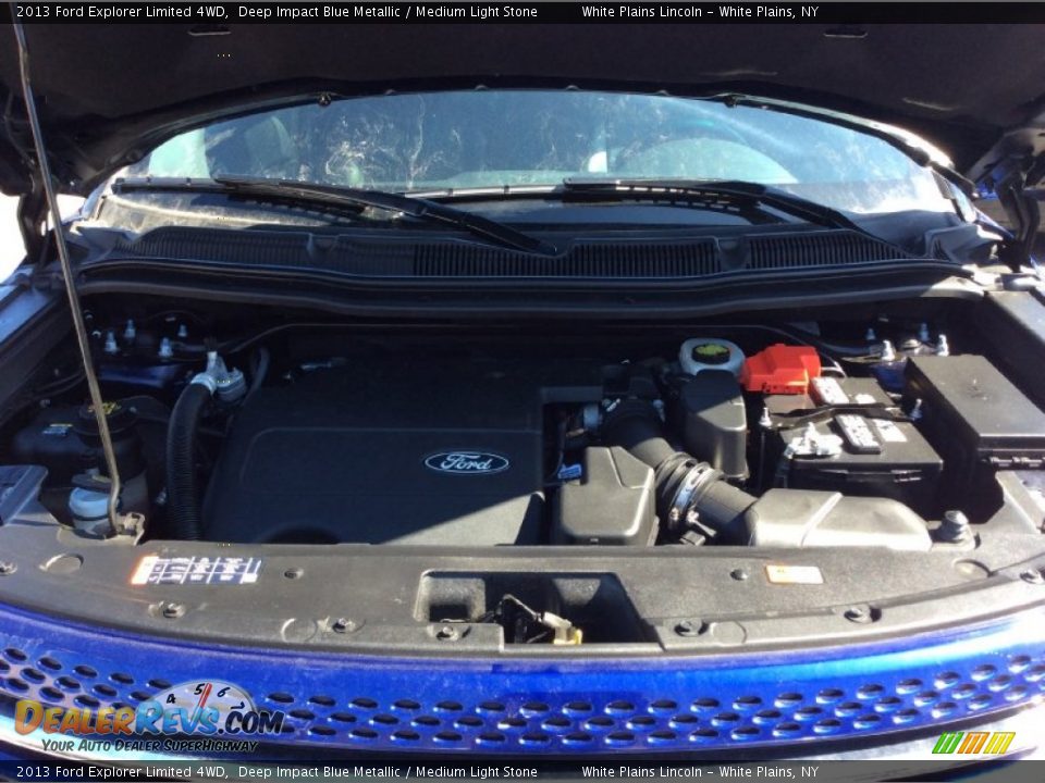 2013 Ford Explorer Limited 4WD Deep Impact Blue Metallic / Medium Light Stone Photo #29