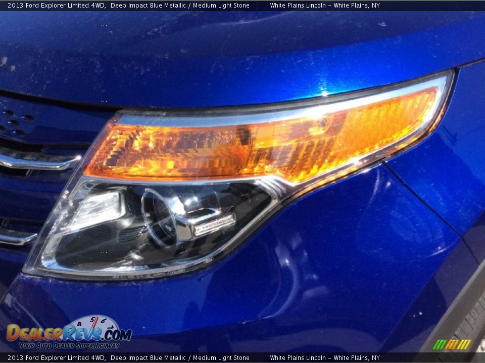 2013 Ford Explorer Limited 4WD Deep Impact Blue Metallic / Medium Light Stone Photo #30