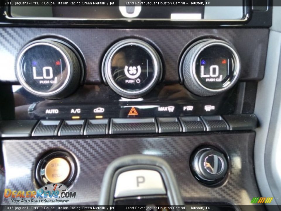 Controls of 2015 Jaguar F-TYPE R Coupe Photo #20