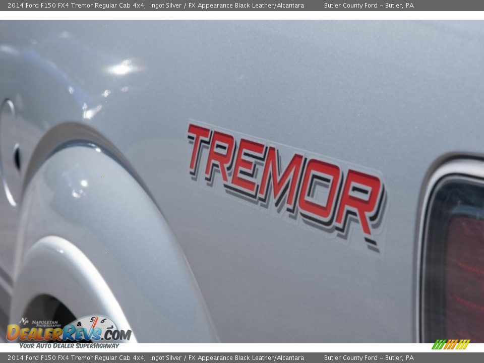 2014 Ford F150 FX4 Tremor Regular Cab 4x4 Ingot Silver / FX Appearance Black Leather/Alcantara Photo #11
