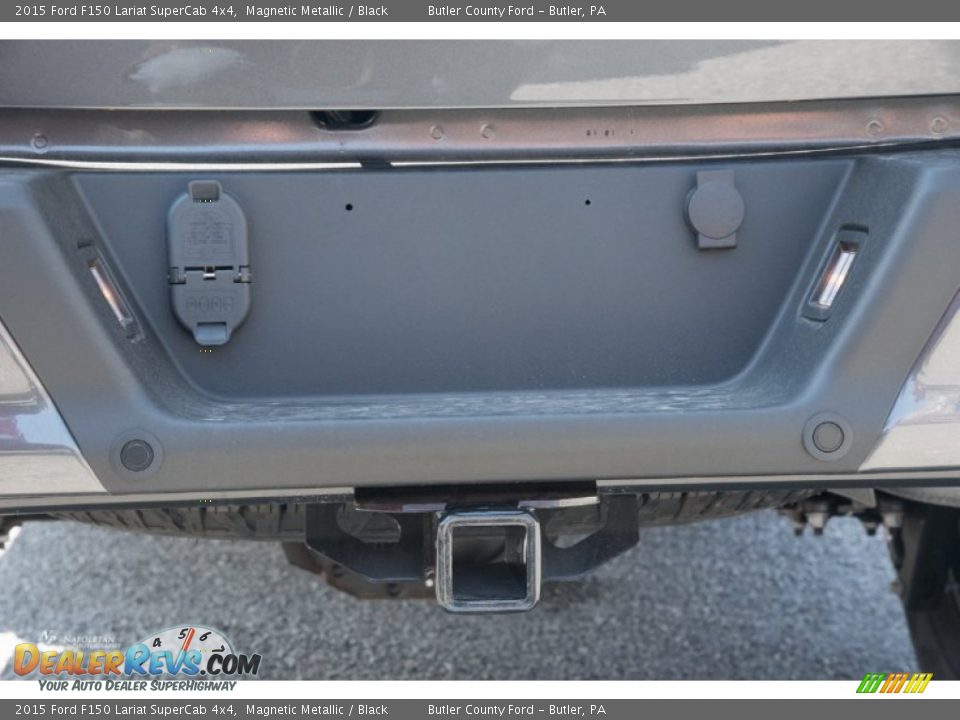 2015 Ford F150 Lariat SuperCab 4x4 Magnetic Metallic / Black Photo #4