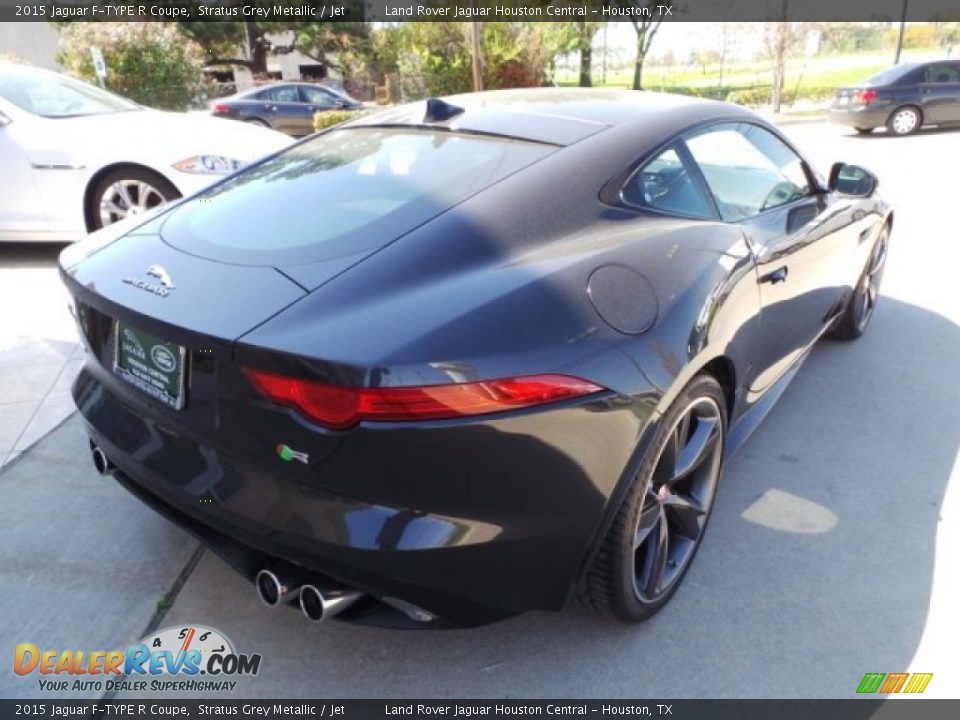 2015 Jaguar F-TYPE R Coupe Stratus Grey Metallic / Jet Photo #9