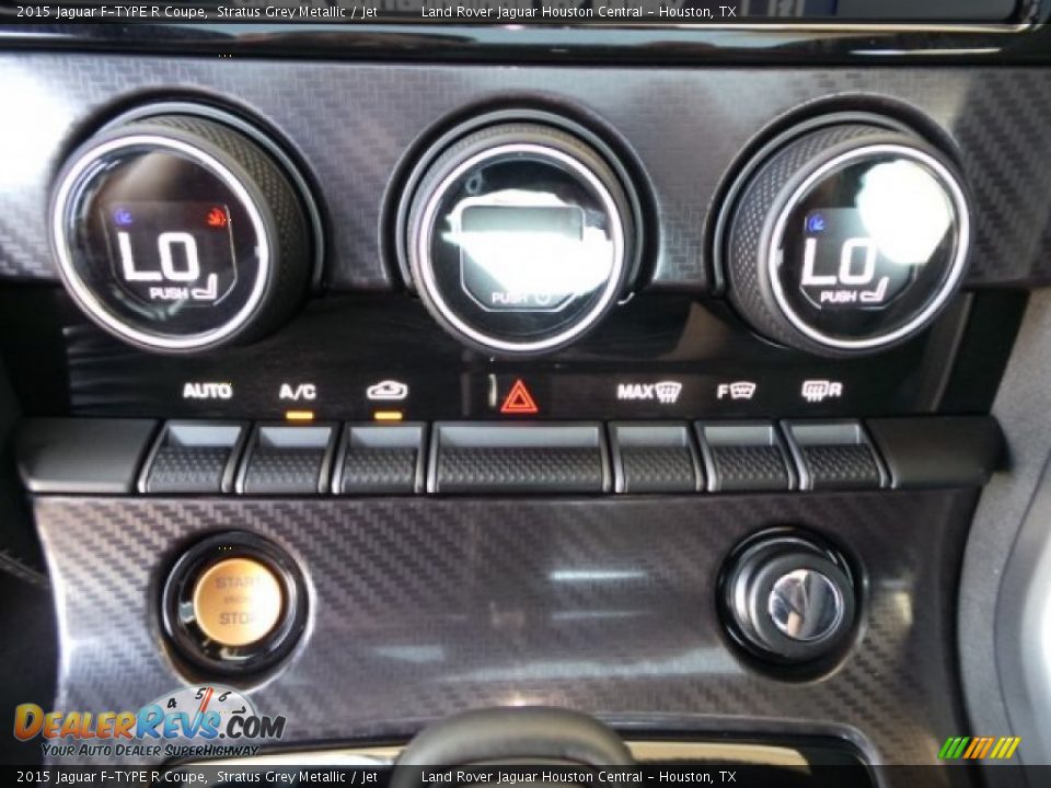 Controls of 2015 Jaguar F-TYPE R Coupe Photo #20