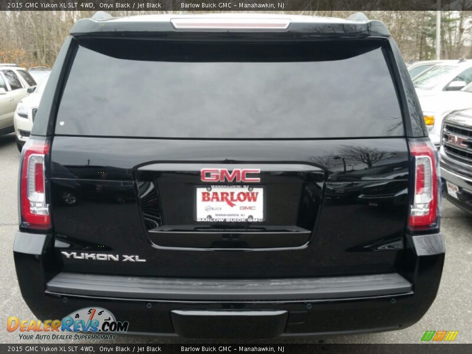 2015 GMC Yukon XL SLT 4WD Onyx Black / Jet Black Photo #5