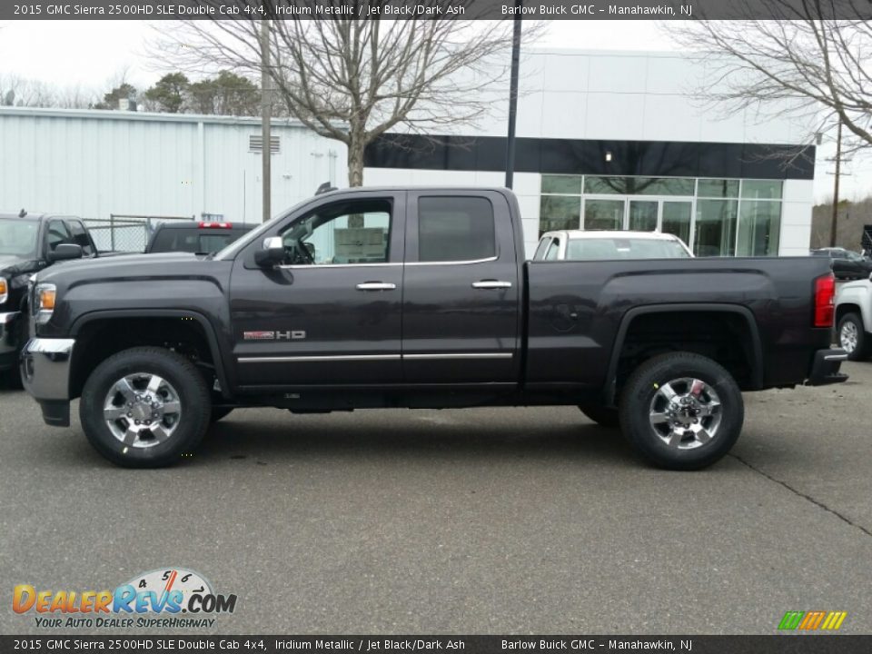 Iridium Metallic 2015 GMC Sierra 2500HD SLE Double Cab 4x4 Photo #3
