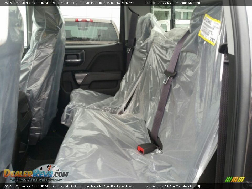 2015 GMC Sierra 2500HD SLE Double Cab 4x4 Iridium Metallic / Jet Black/Dark Ash Photo #6