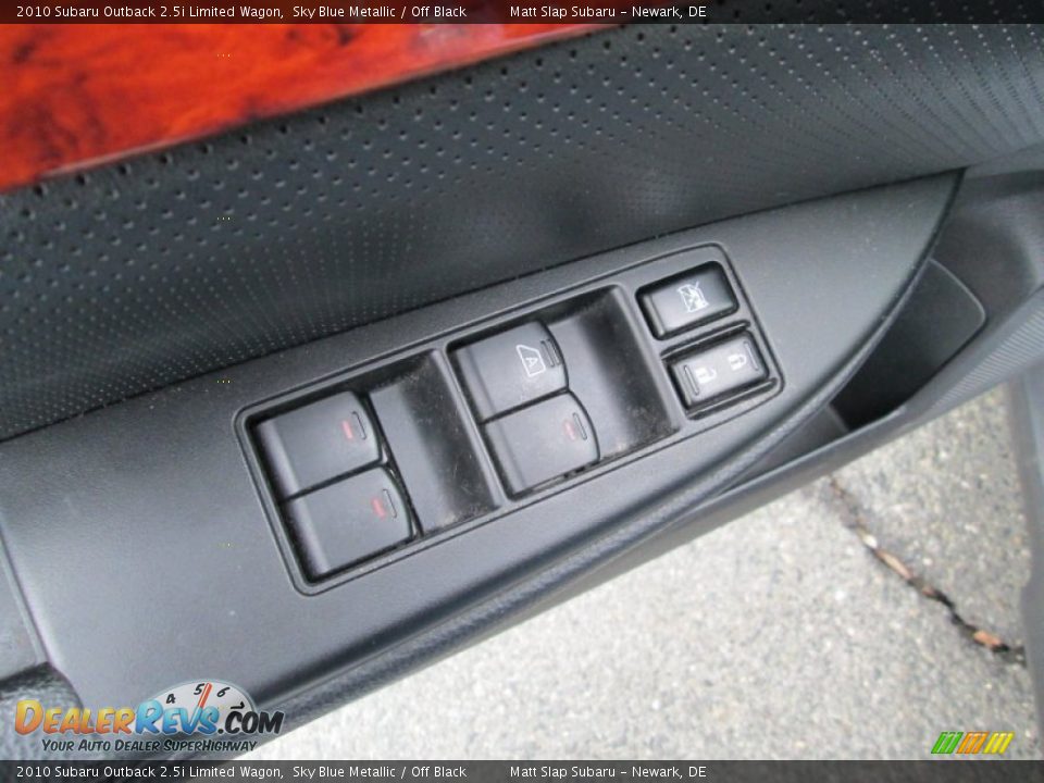 2010 Subaru Outback 2.5i Limited Wagon Sky Blue Metallic / Off Black Photo #13