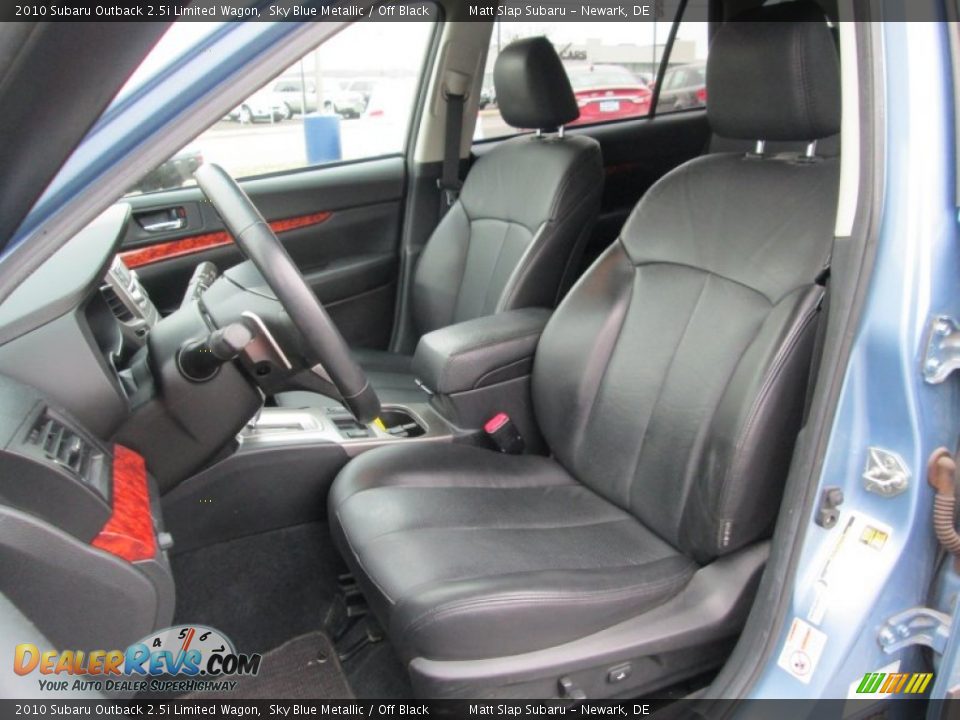 Front Seat of 2010 Subaru Outback 2.5i Limited Wagon Photo #14