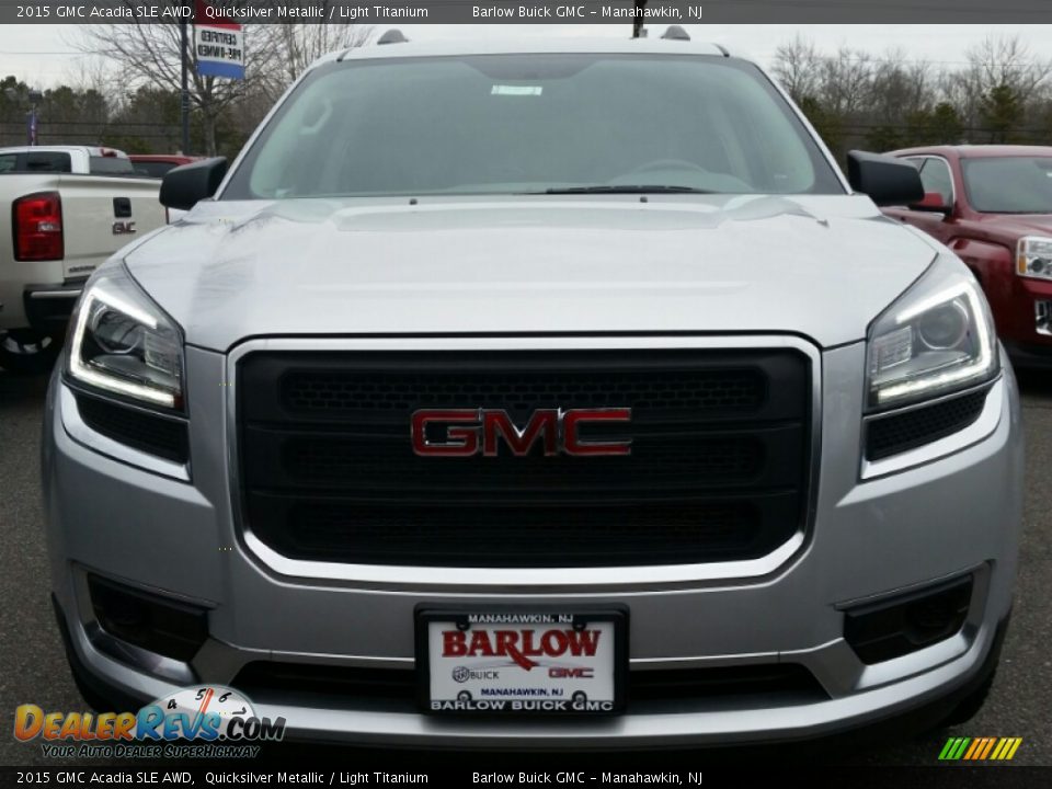 2015 GMC Acadia SLE AWD Quicksilver Metallic / Light Titanium Photo #2