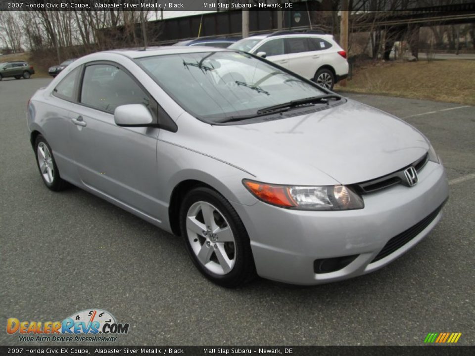 Front 3/4 View of 2007 Honda Civic EX Coupe Photo #5