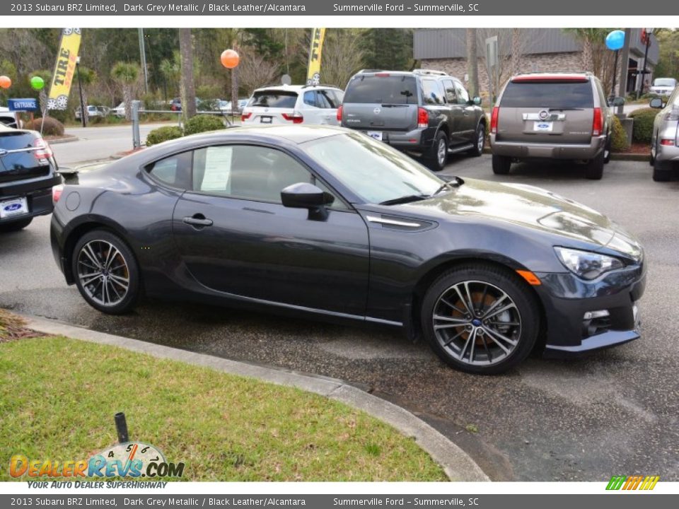 2013 Subaru BRZ Limited Dark Grey Metallic / Black Leather/Alcantara Photo #2