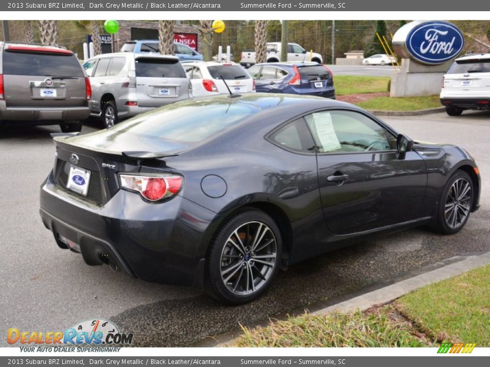 2013 Subaru BRZ Limited Dark Grey Metallic / Black Leather/Alcantara Photo #3