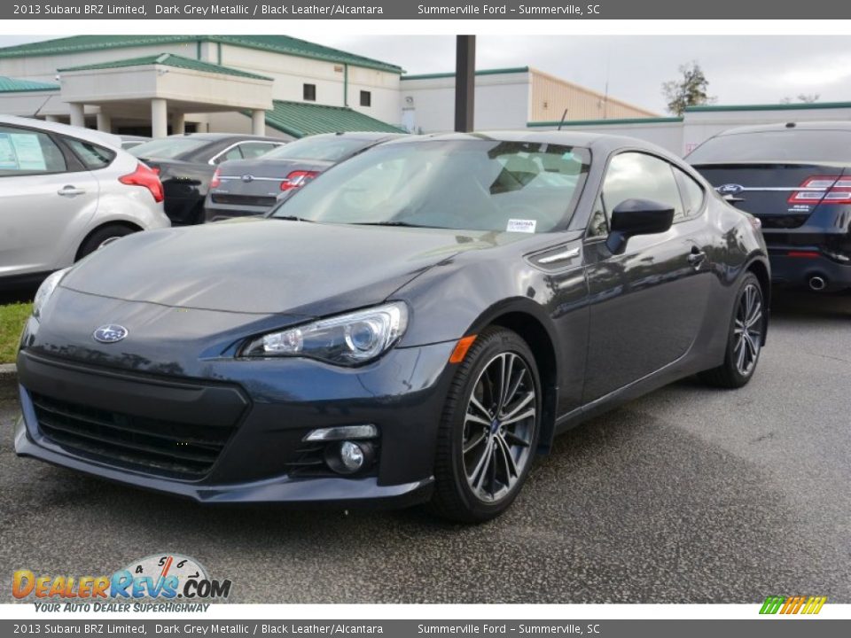 2013 Subaru BRZ Limited Dark Grey Metallic / Black Leather/Alcantara Photo #7