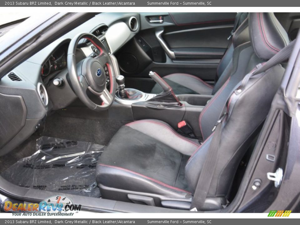 2013 Subaru BRZ Limited Dark Grey Metallic / Black Leather/Alcantara Photo #10