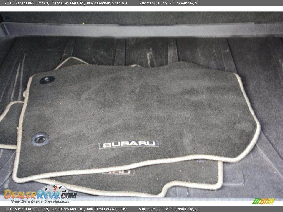2013 Subaru BRZ Limited Dark Grey Metallic / Black Leather/Alcantara Photo #23