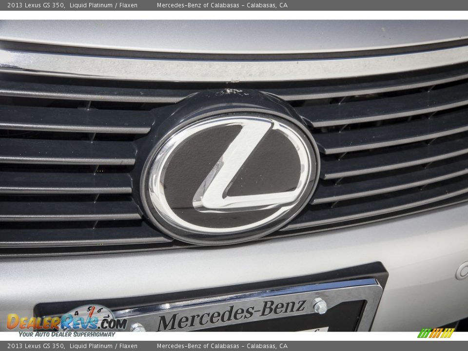 2013 Lexus GS 350 Liquid Platinum / Flaxen Photo #28