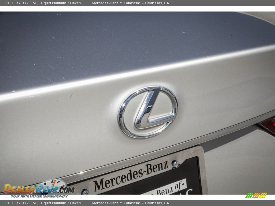 2013 Lexus GS 350 Liquid Platinum / Flaxen Photo #30