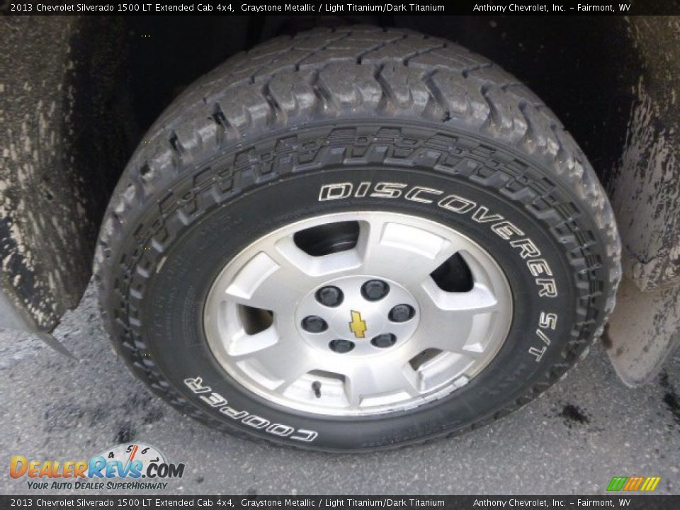 2013 Chevrolet Silverado 1500 LT Extended Cab 4x4 Graystone Metallic / Light Titanium/Dark Titanium Photo #9