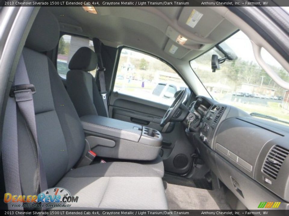2013 Chevrolet Silverado 1500 LT Extended Cab 4x4 Graystone Metallic / Light Titanium/Dark Titanium Photo #13