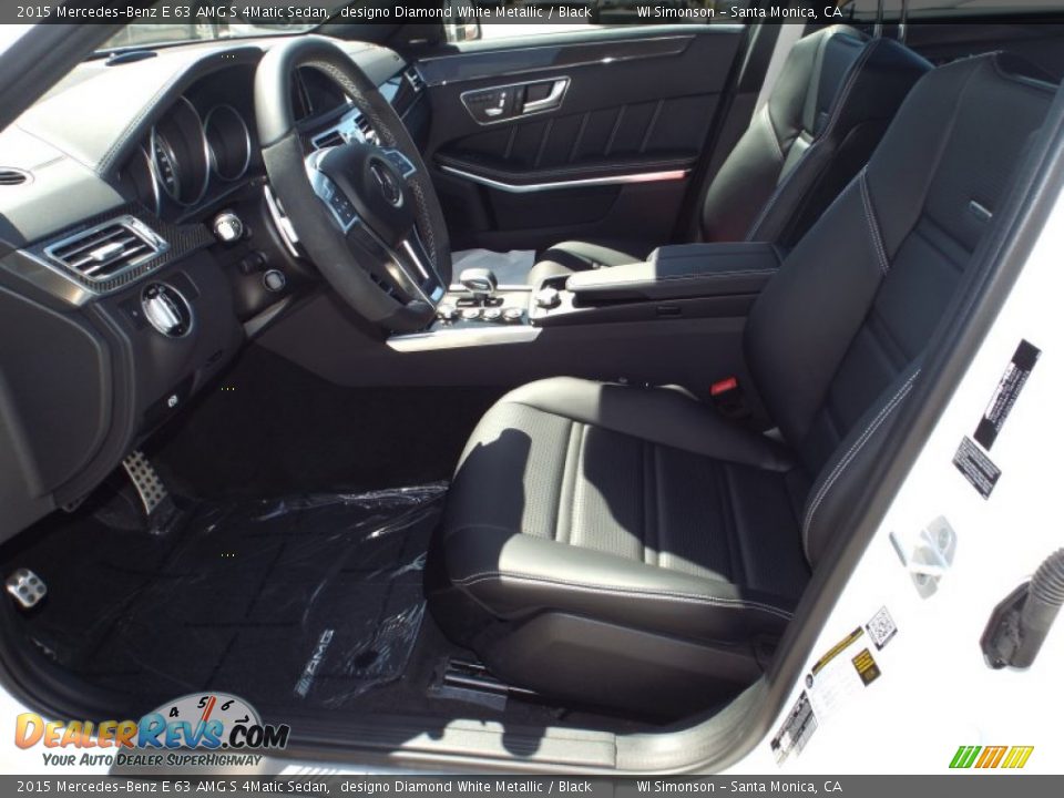 Front Seat of 2015 Mercedes-Benz E 63 AMG S 4Matic Sedan Photo #8