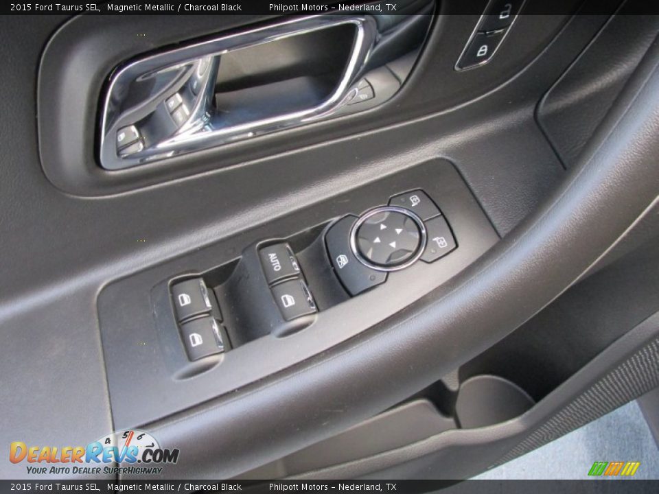 2015 Ford Taurus SEL Magnetic Metallic / Charcoal Black Photo #20