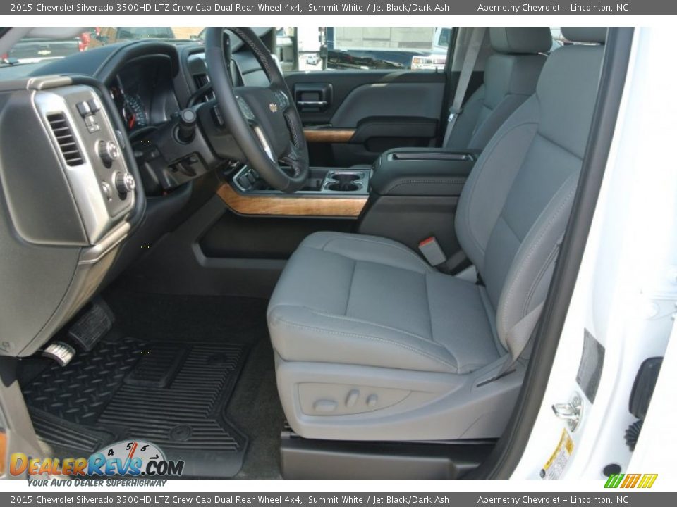 2015 Chevrolet Silverado 3500HD LTZ Crew Cab Dual Rear Wheel 4x4 Summit White / Jet Black/Dark Ash Photo #8