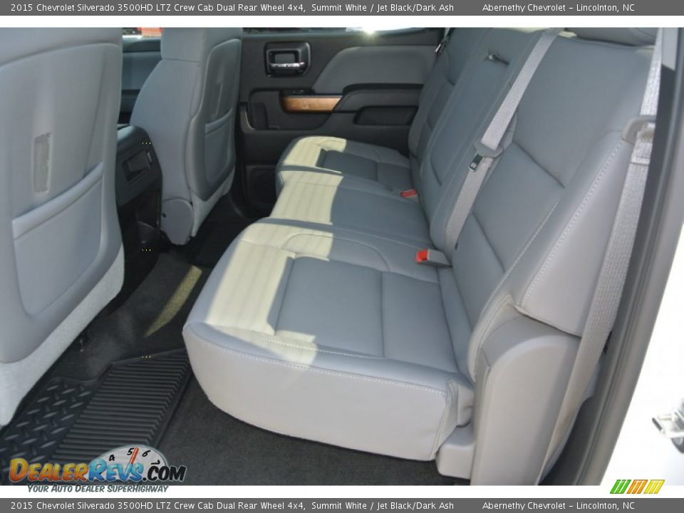2015 Chevrolet Silverado 3500HD LTZ Crew Cab Dual Rear Wheel 4x4 Summit White / Jet Black/Dark Ash Photo #16