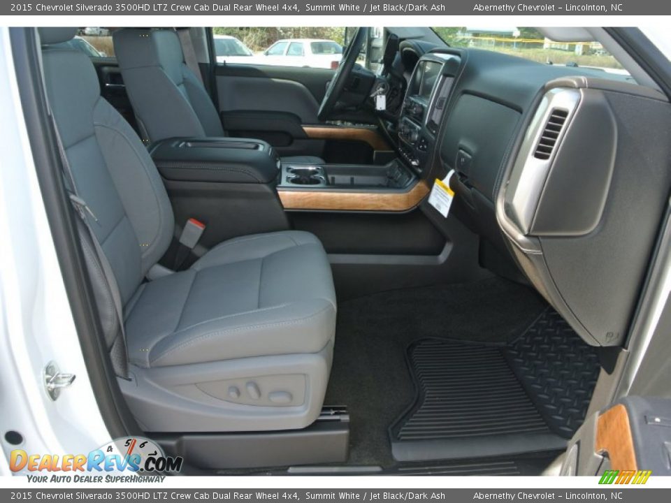 2015 Chevrolet Silverado 3500HD LTZ Crew Cab Dual Rear Wheel 4x4 Summit White / Jet Black/Dark Ash Photo #18